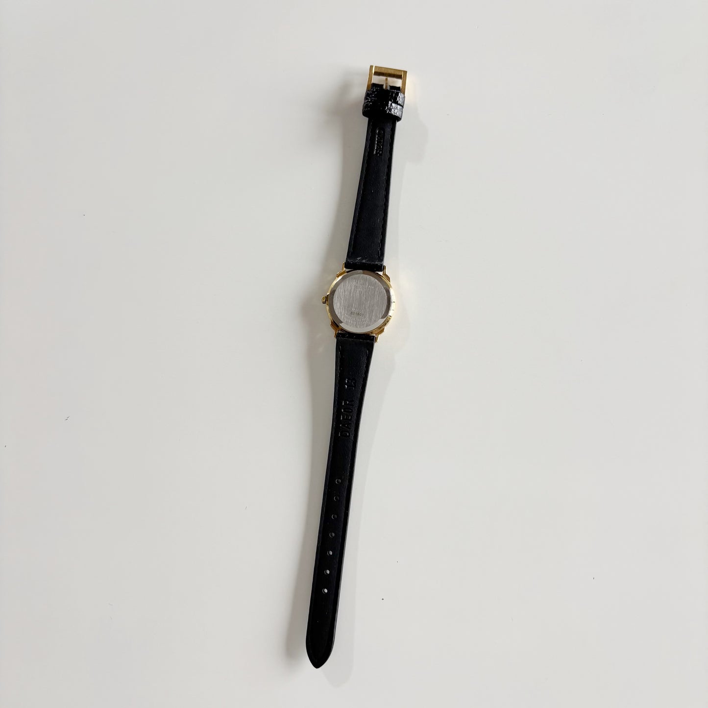 Dior 1990s Date Round Dial Gold Plated Watch