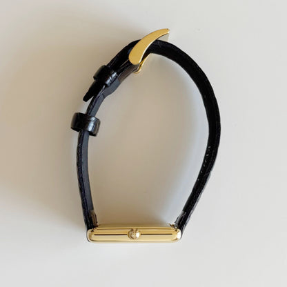 Gucci 1990s 18K Solid Gold Tank Watch