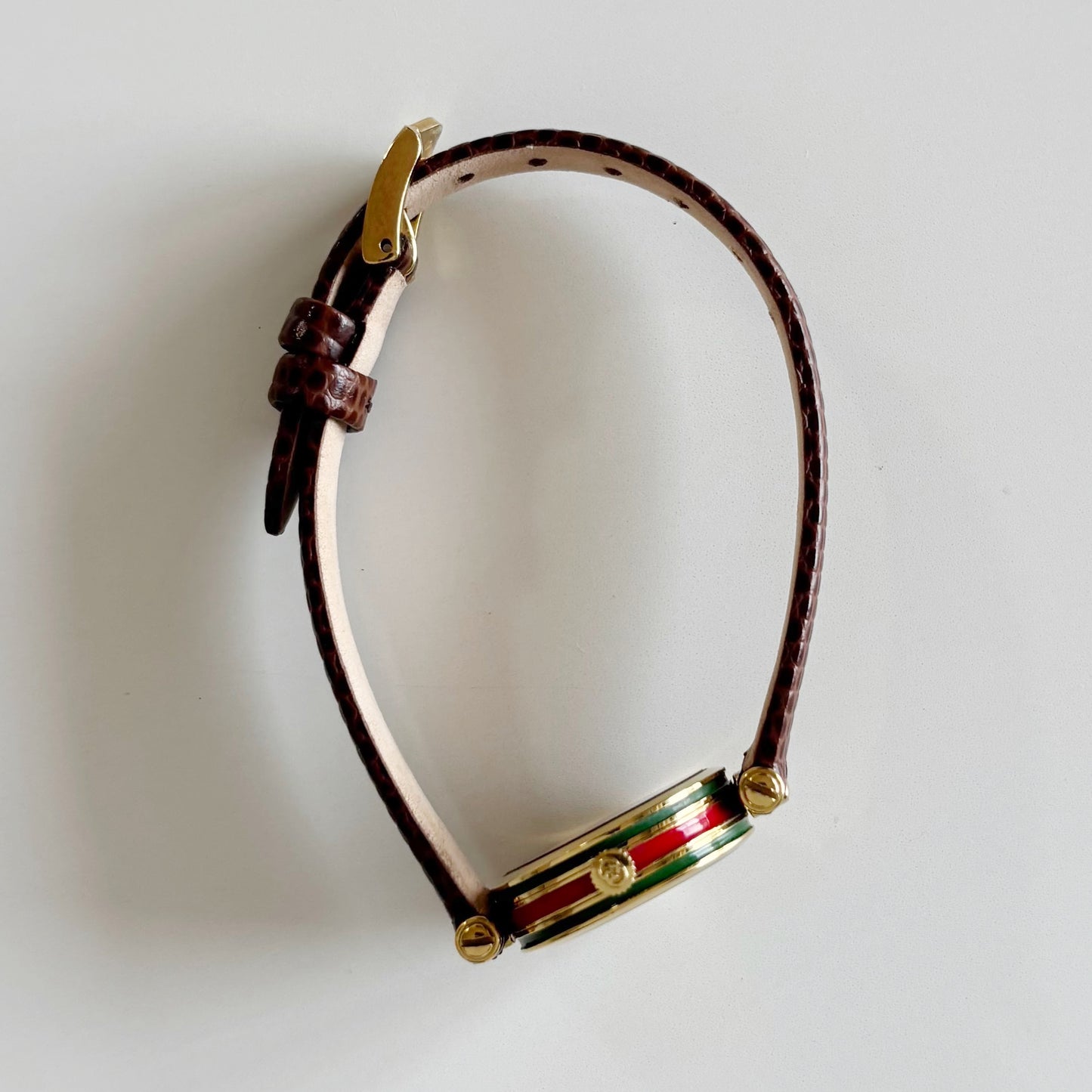 Gucci 1990s Round Dial Sherry Watch