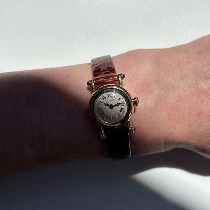 Cartier 1990s Mini Diabolo 18K Watch