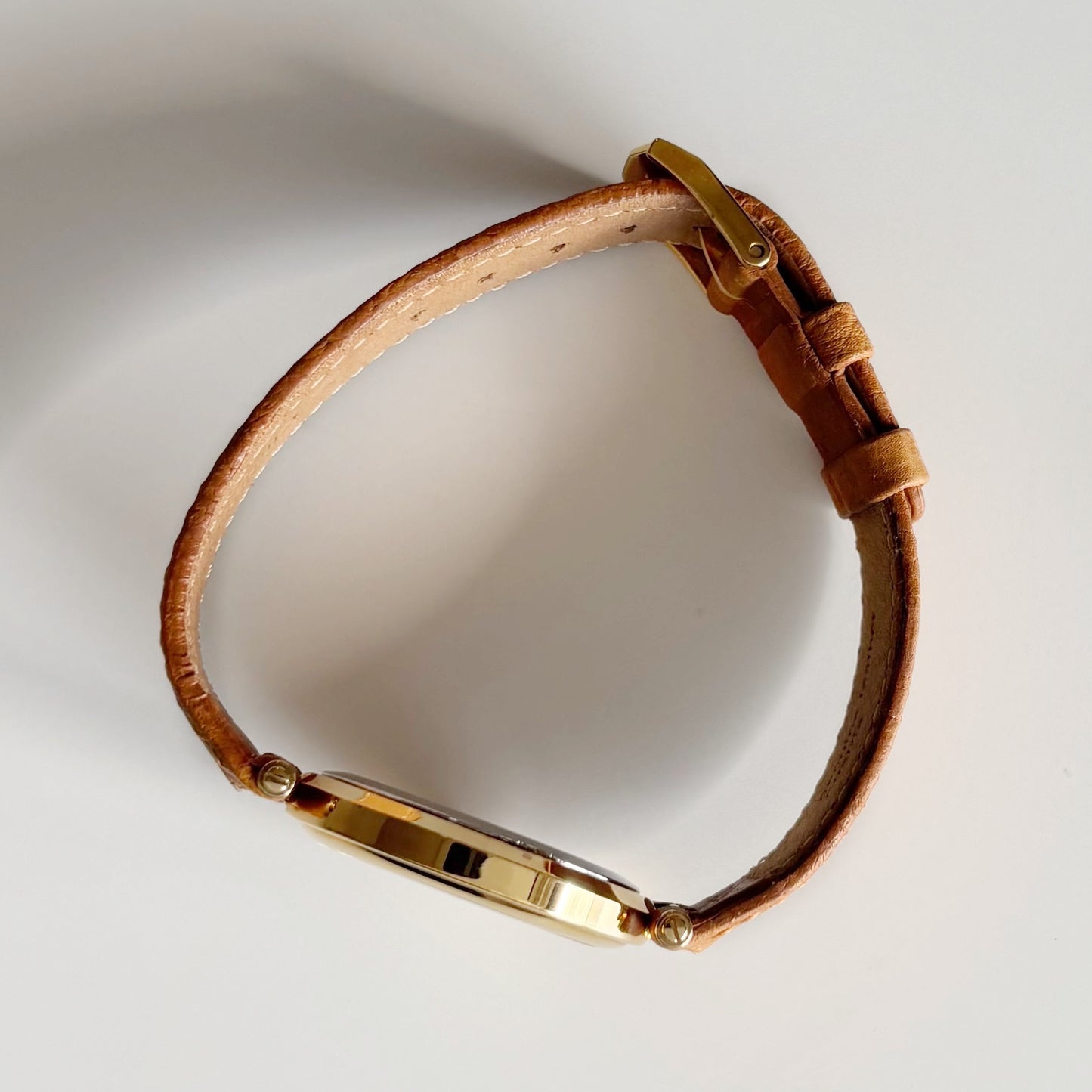 Dior 1990s Round Dial Gold Plated Watch (Large)