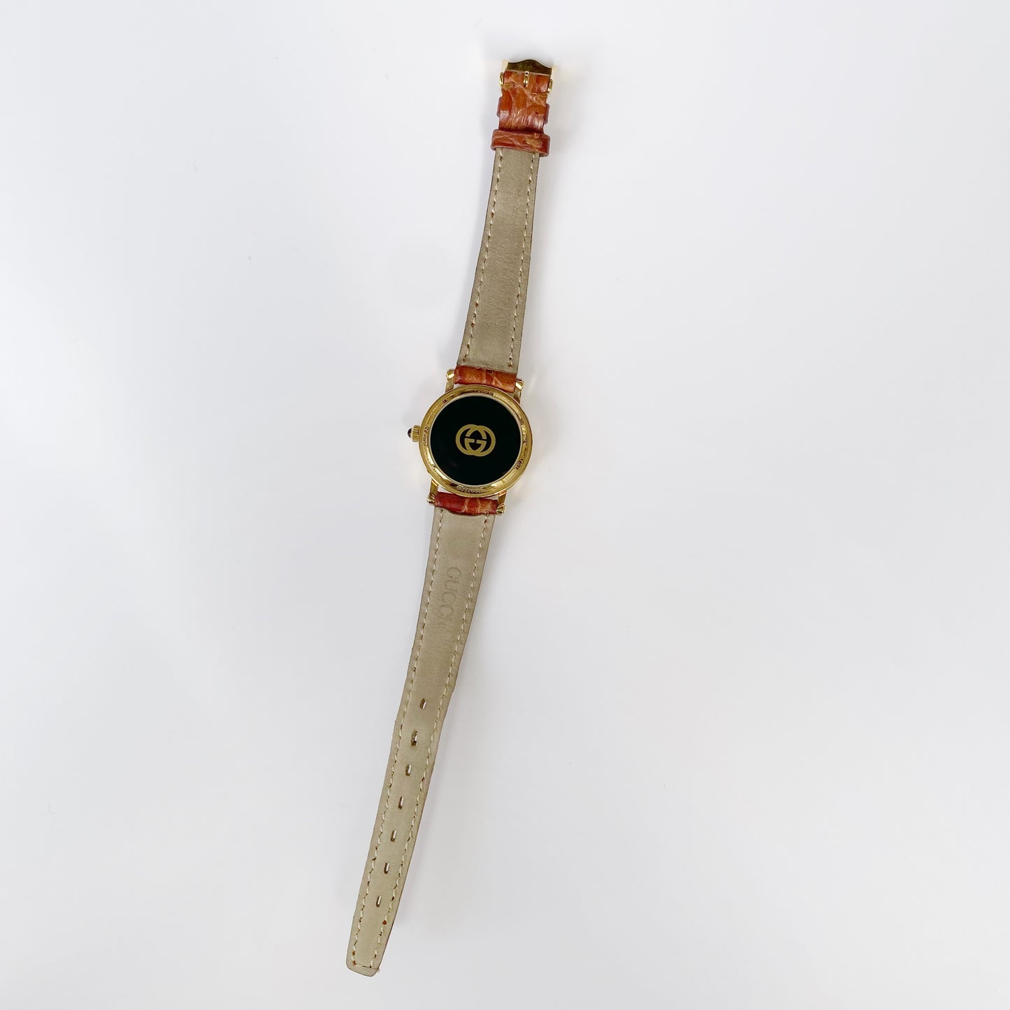 Gucci 1990s Date Round Watch (Women's)