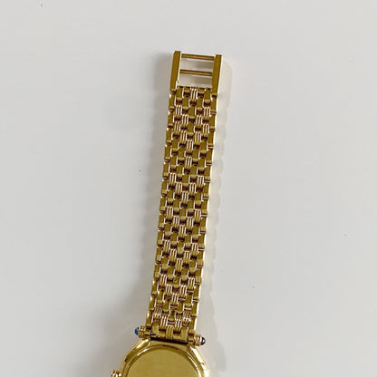 Dior 1990s Octagon Gold Plated Watch