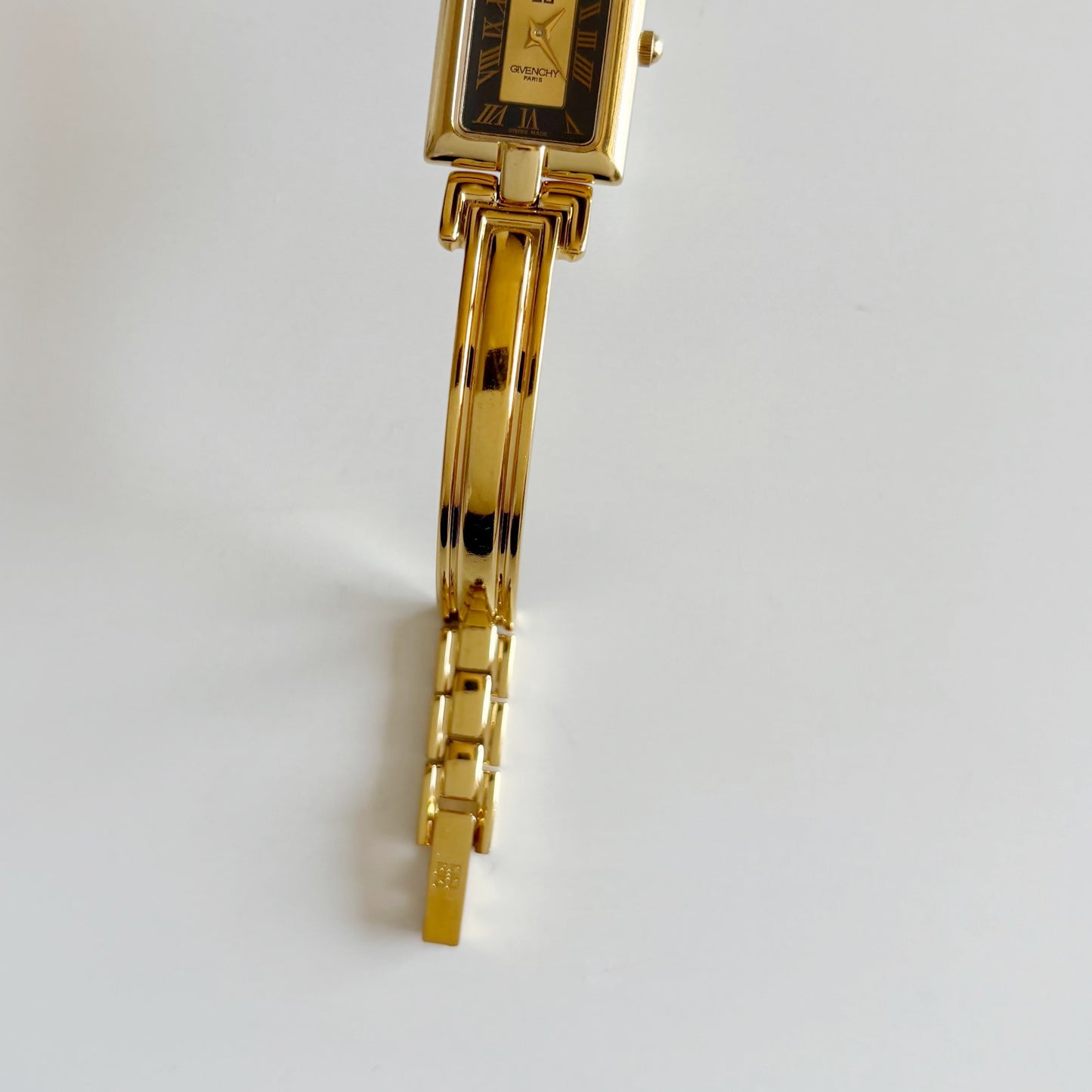 Givenchy 1990s Gold Plated Bangle Watch