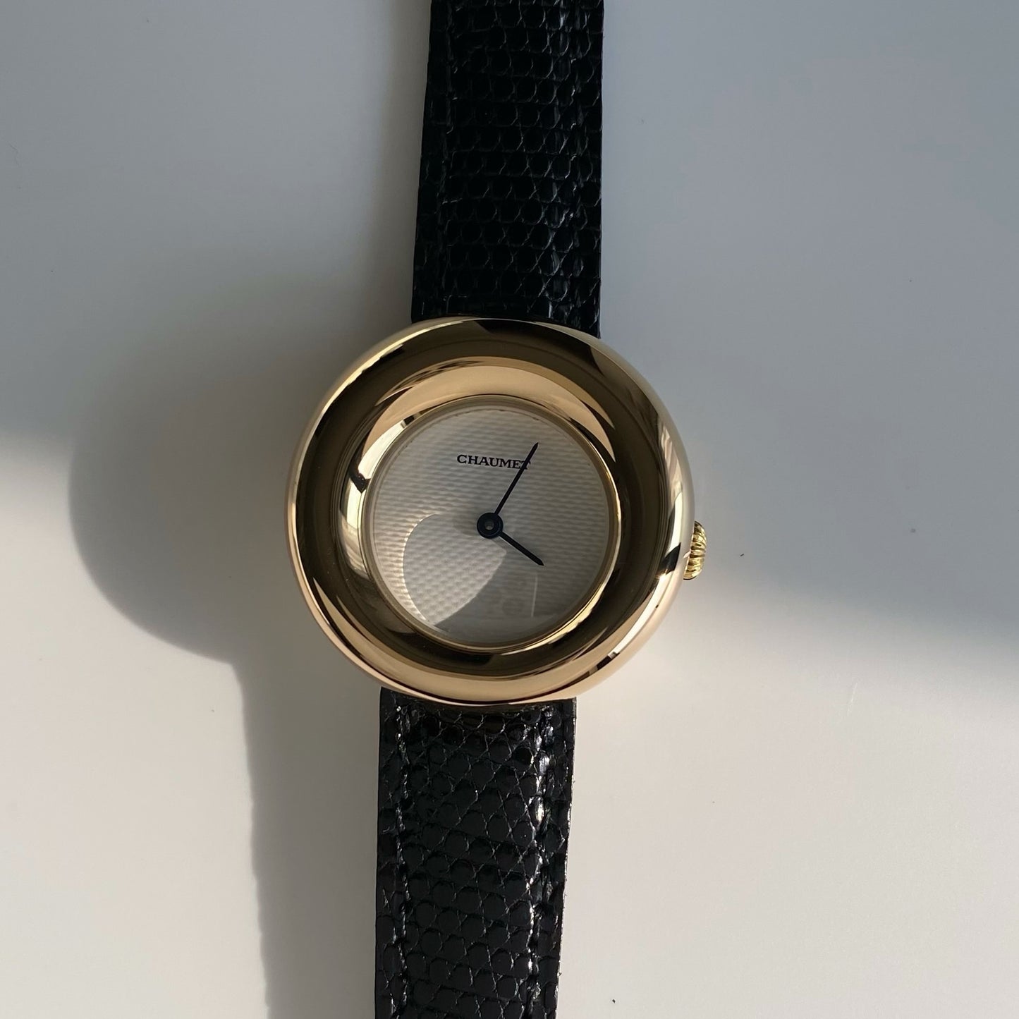 Chaumet 1980s 18K solid gold watch