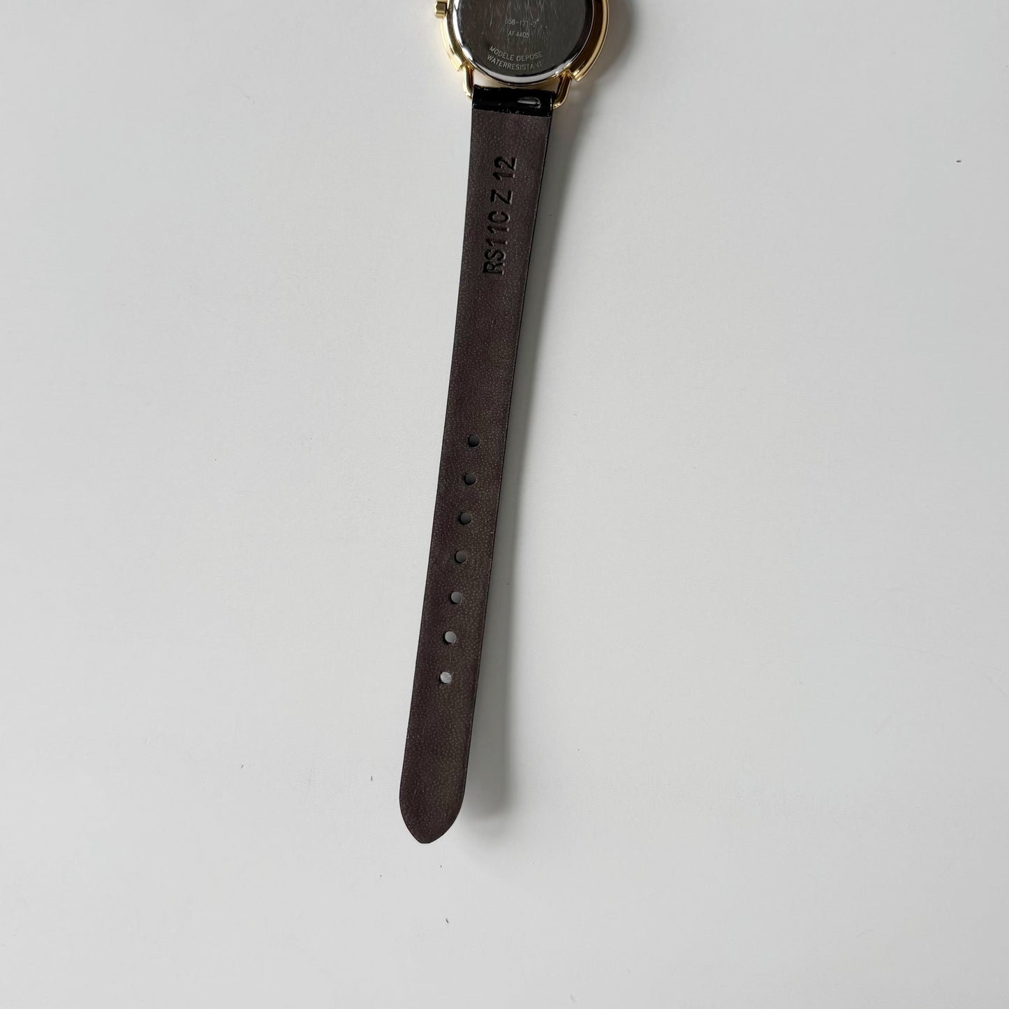 Dior 1990s Round Dial Gold Plated Watch