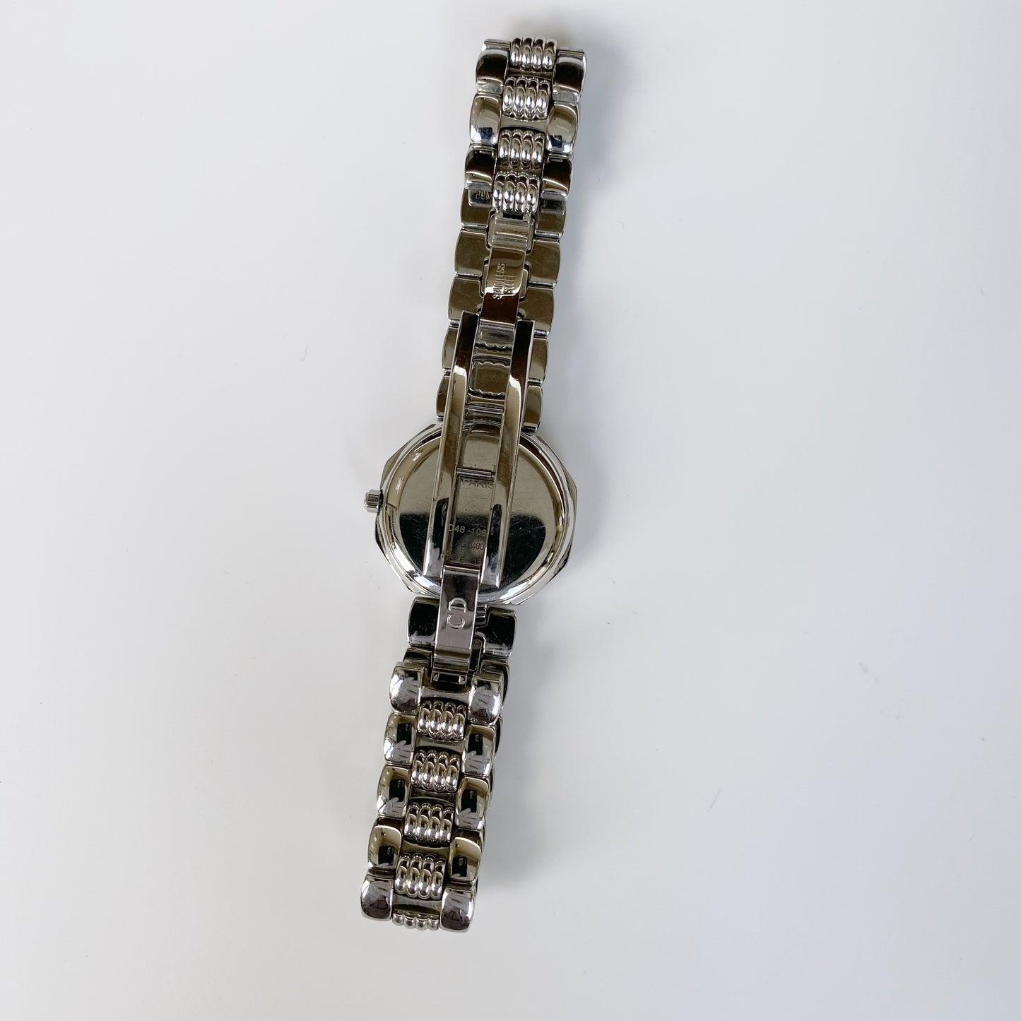 Dior 1990s Octagon Silver Watch