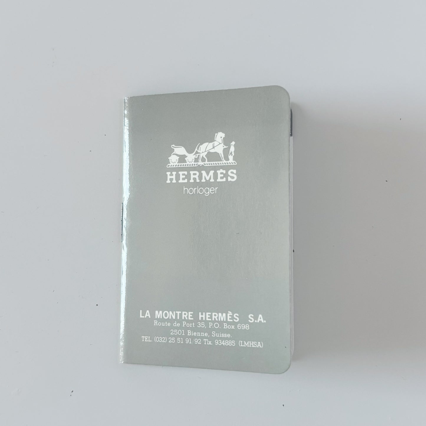 Hermes 1990s Clipper Round Dial Two Tone Watch