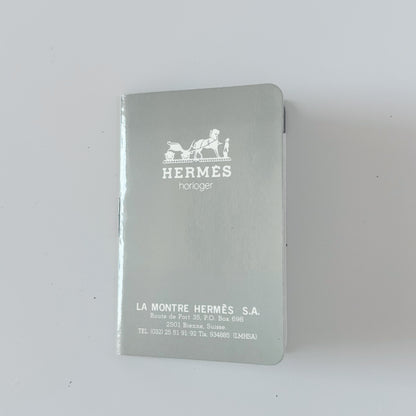 Hermes 1990s Clipper Round Dial Two Tone Watch