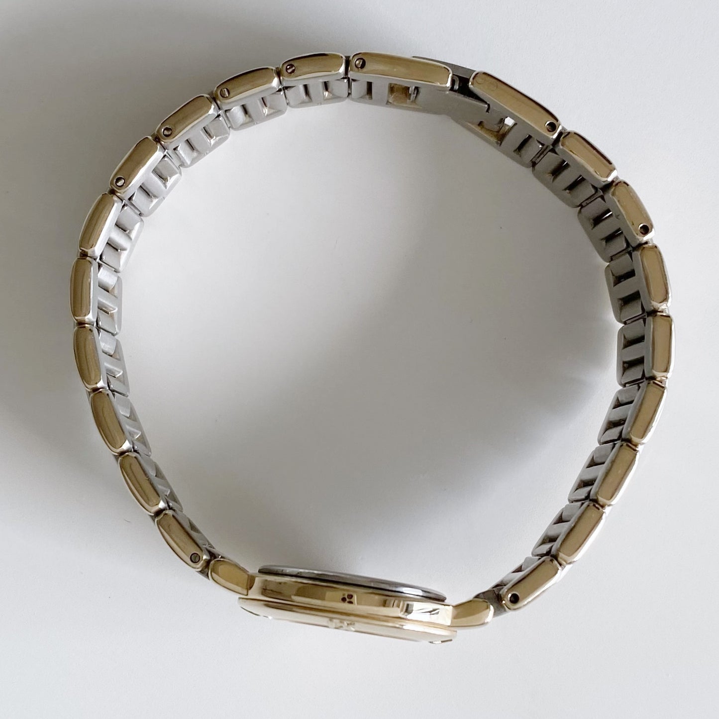 Yves Saint Laurent 1990s Two Tone Watch