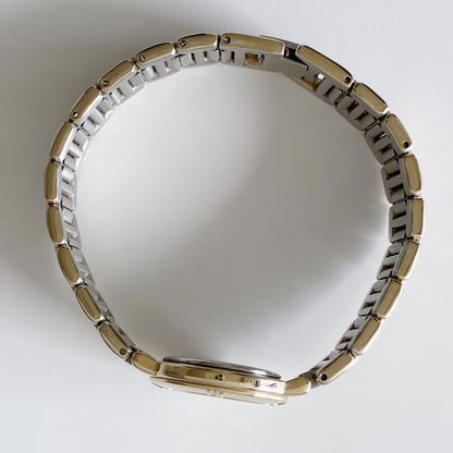 Yves Saint Laurent 1990s Two Tone Watch