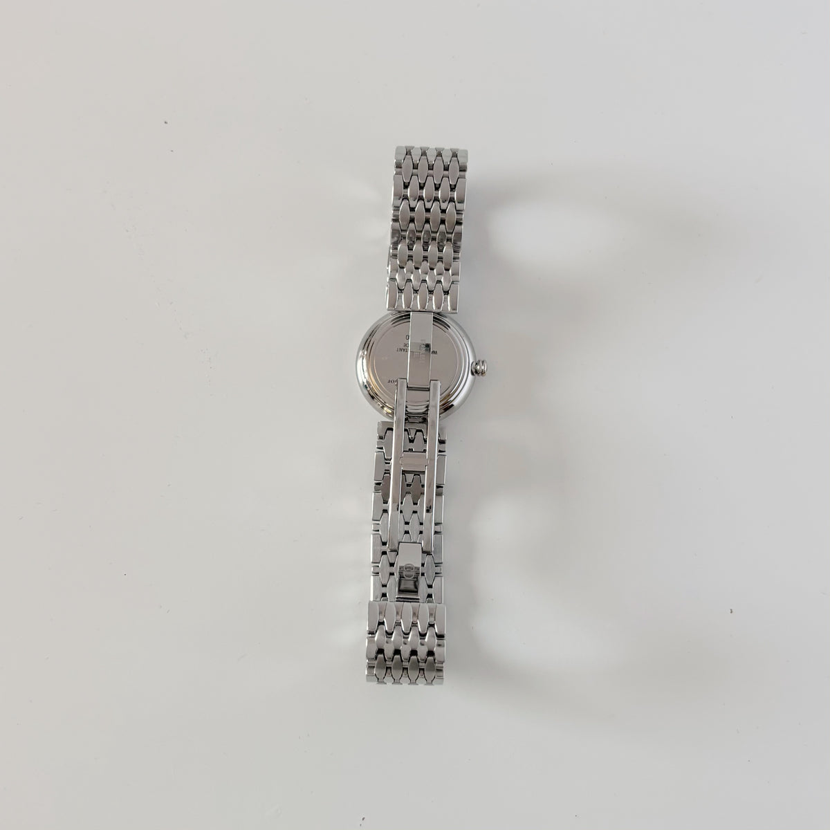 Dior 1990s Round Dial Stainless Steel Watch