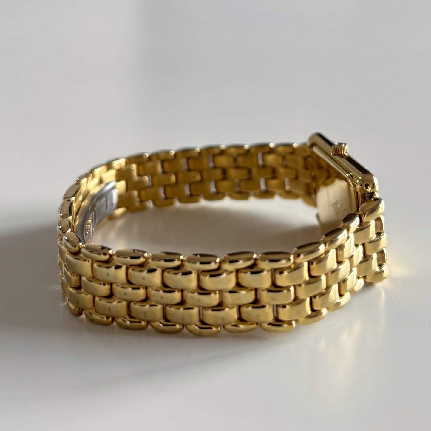 Gucci 1990s Tank Gold Plated Watch