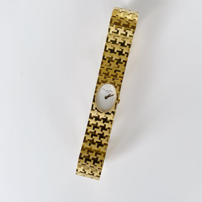 Dior Early 2000s Miss Dior Gold Plated Watch