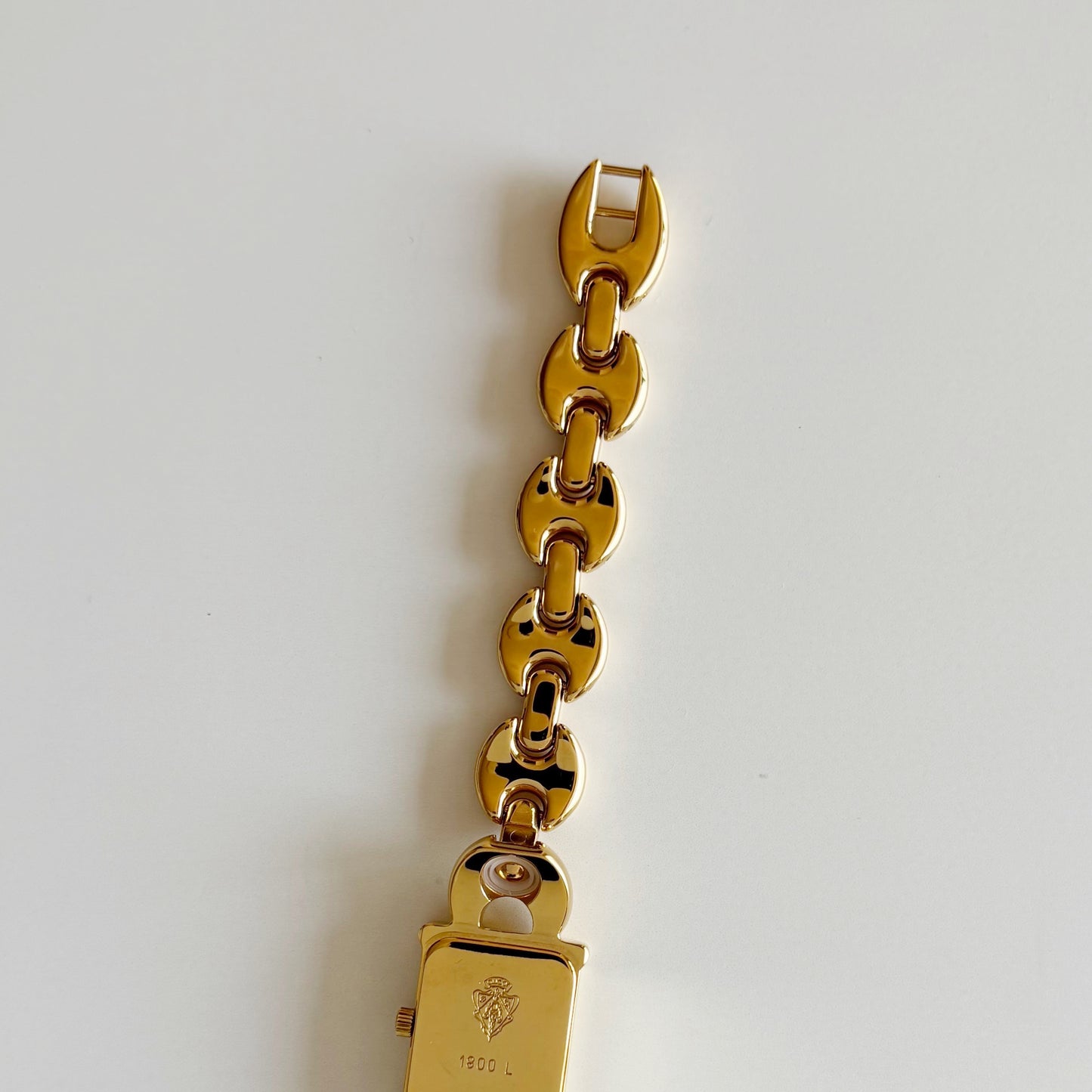 Gucci 1990s Interchangeable Strap Gold Plated Watch with 3 straps, case