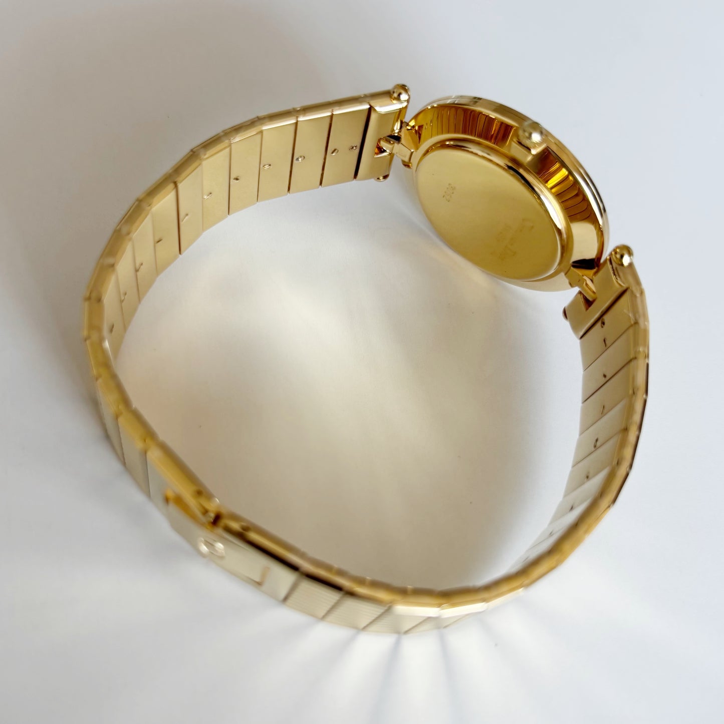 Dior 1990s Round Dial Gold Plated Watch (Large)
