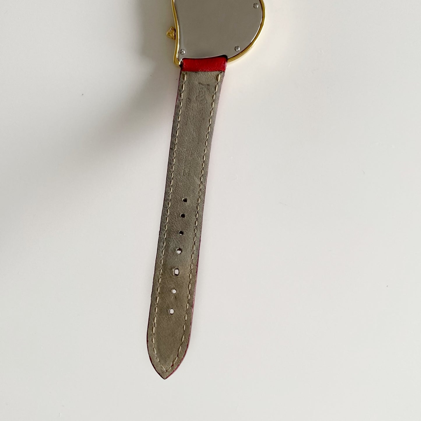 Yves Saint Laurent 1990s Heart shaped Dial Gold Plated Watch