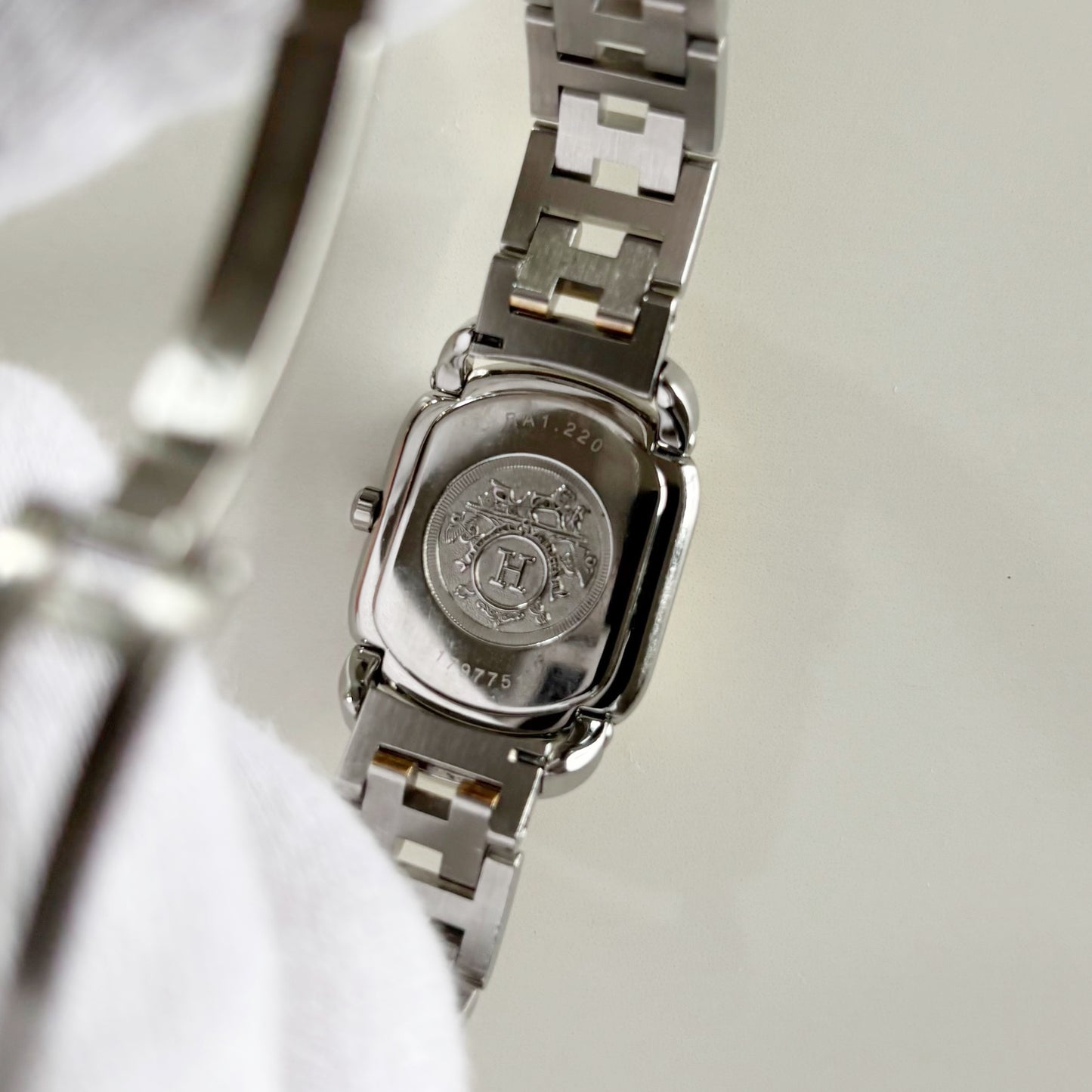 Hermes Early 2000s Rallye  Two Tone Watch