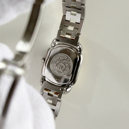 Hermes Early 2000s Rallye  Two Tone Watch