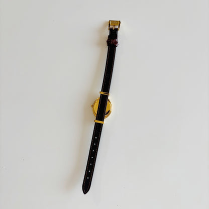 Fendi 1990s Interchangeable Belt Gold Plated Watch with 5 straps, case