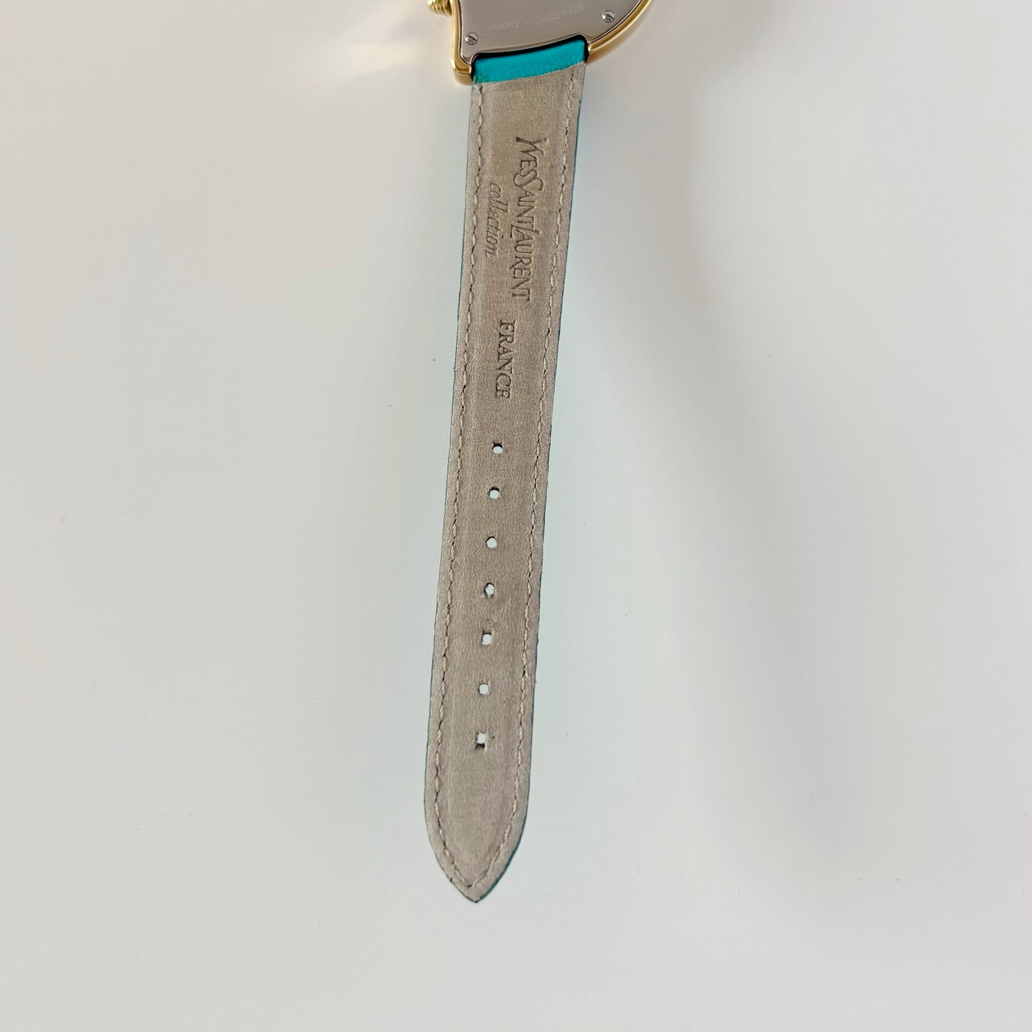 Yves Saint Laurent 1990s Hear Shaped Gold Plated Watch