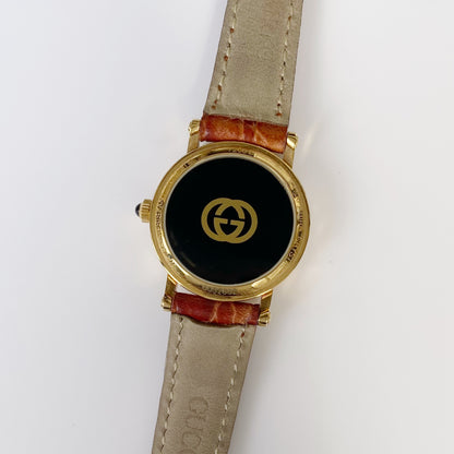 Gucci 1990s Date Round Watch (Women's)