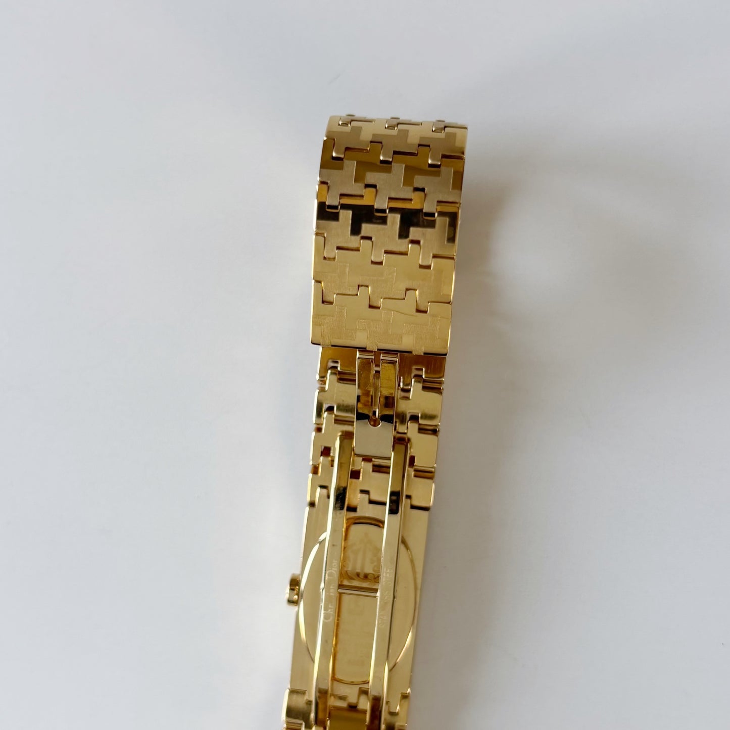 Dior Early 2000s Misss Dior Oval Dial Gold Plated Watch