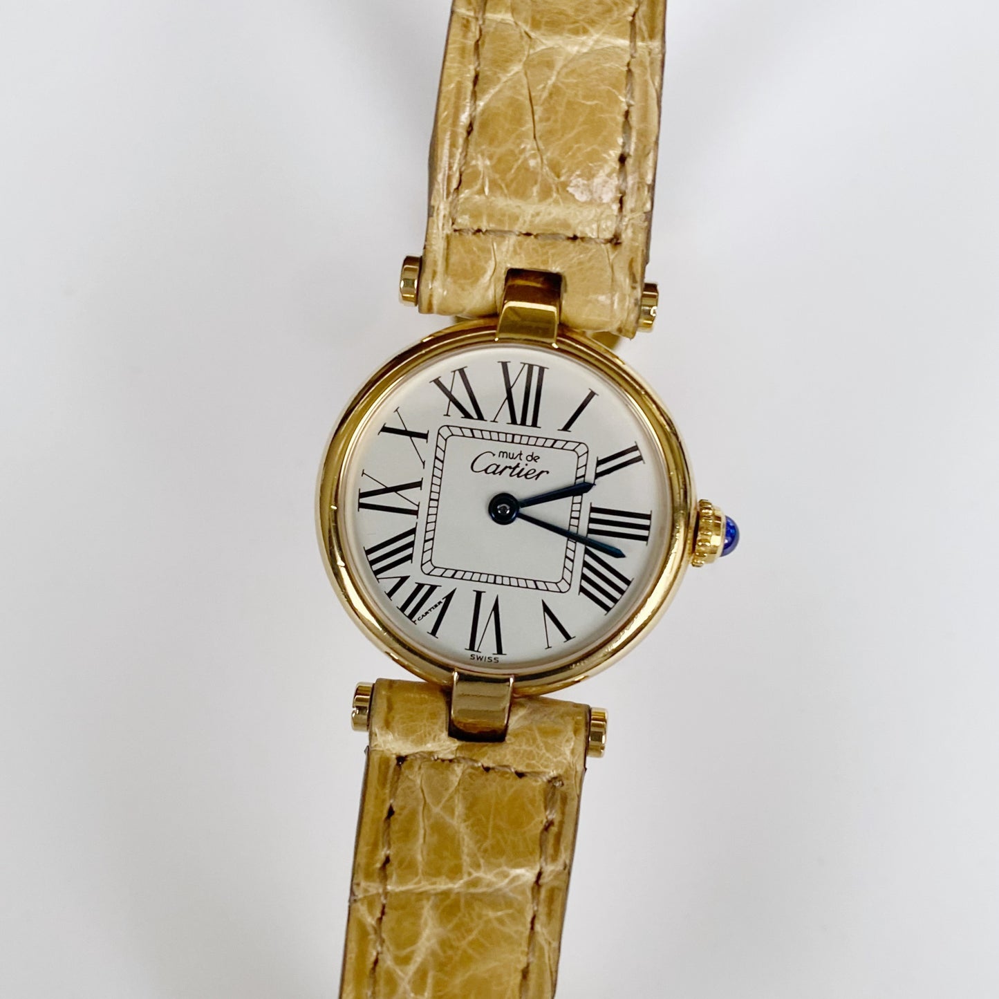 Cartier 1990s Vendome Opaline Watch SM