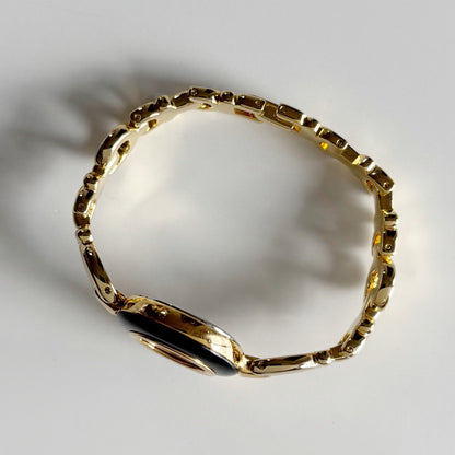 Dior 1990s Interchangeable Bezel Gold Plated Watch