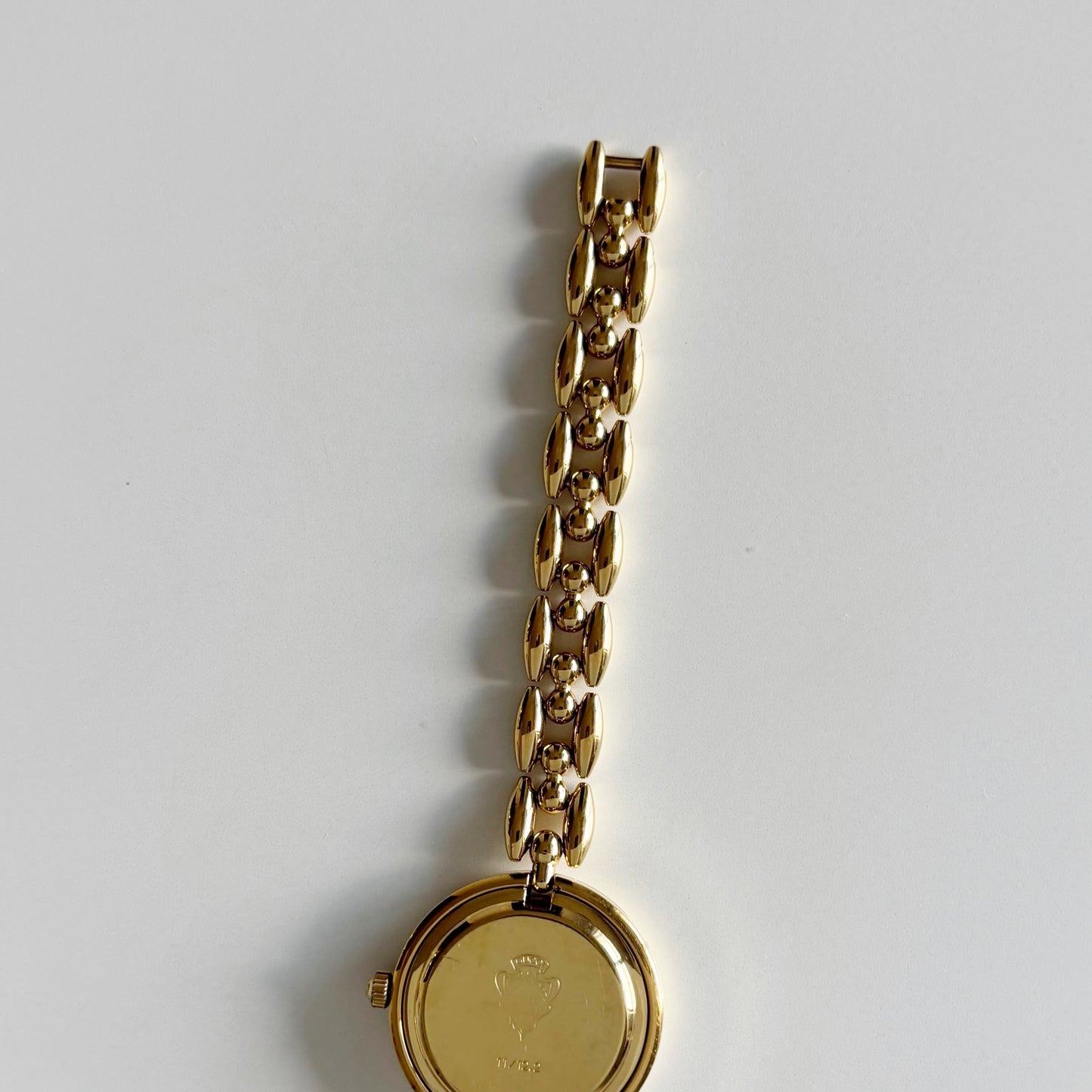 Gucci 1990s Interchangeable Bezel Gold Plated Watch with 6 bezels, case (160mm)