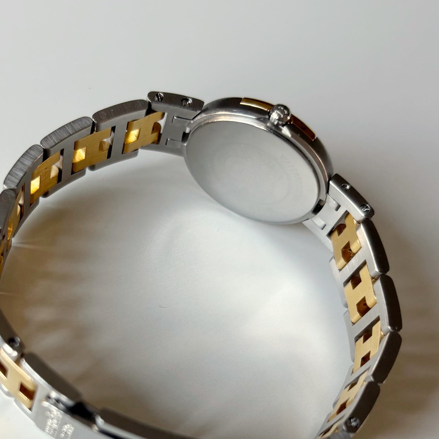 Hermes 1990s Windsor Two Tone Watch