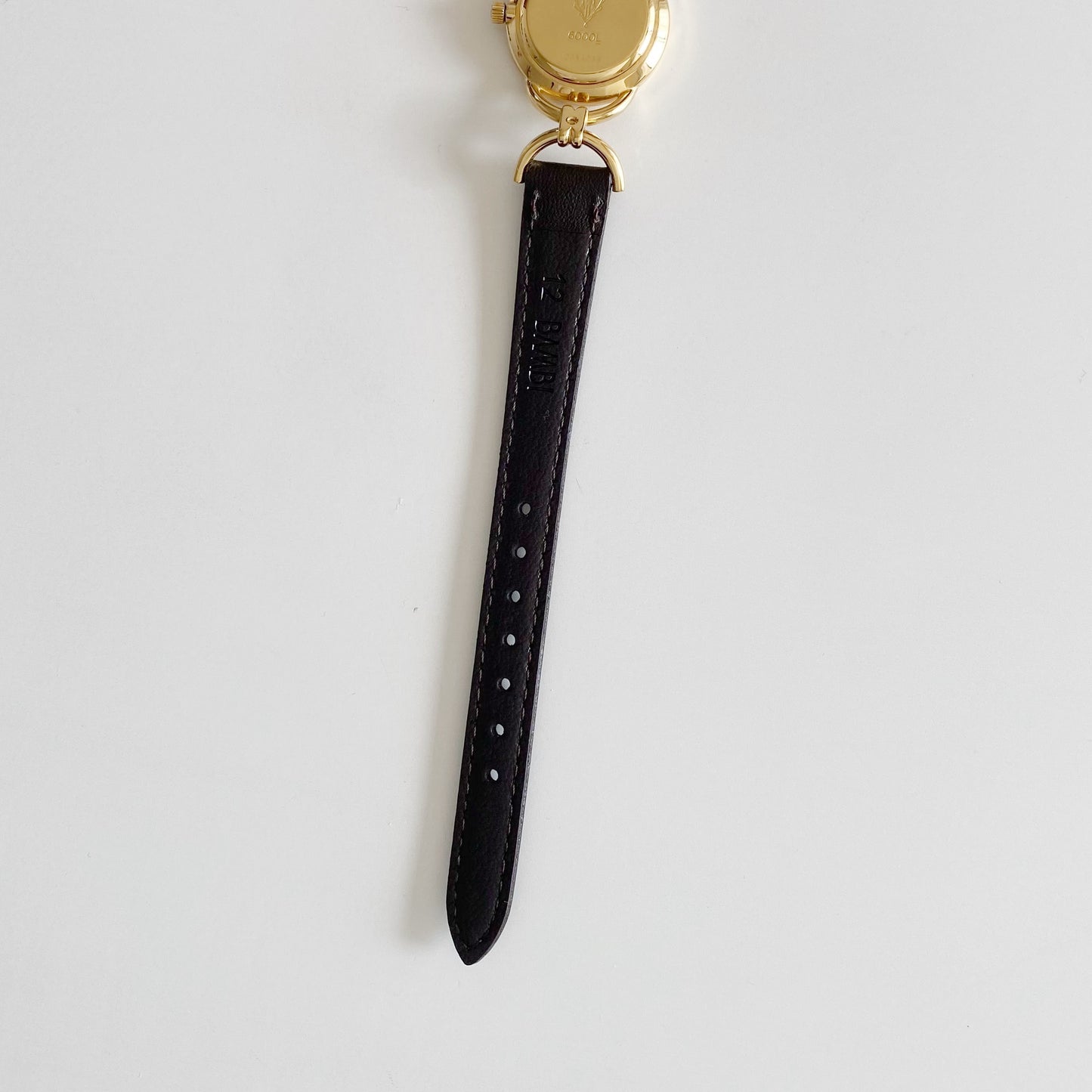 Gucci 1990s Gold Plated Horsebit Watch