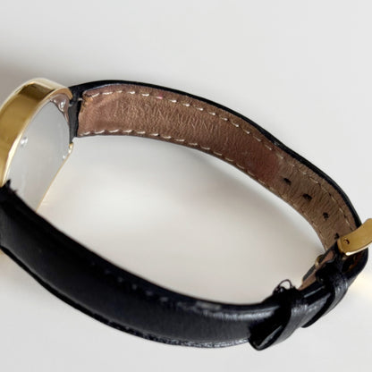 Yves Saint Laurent 1990s Heart Shaped Dial Gold Plated Watch