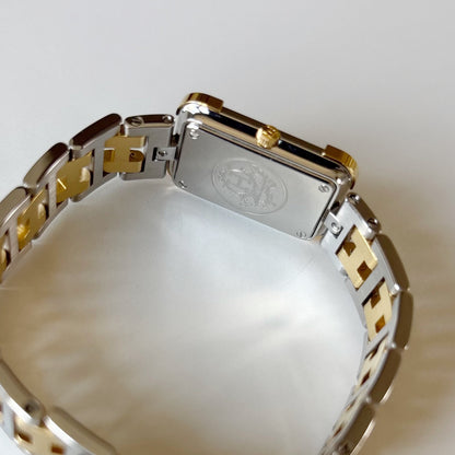 Hermes 1990s Croisier Two Tone Watch