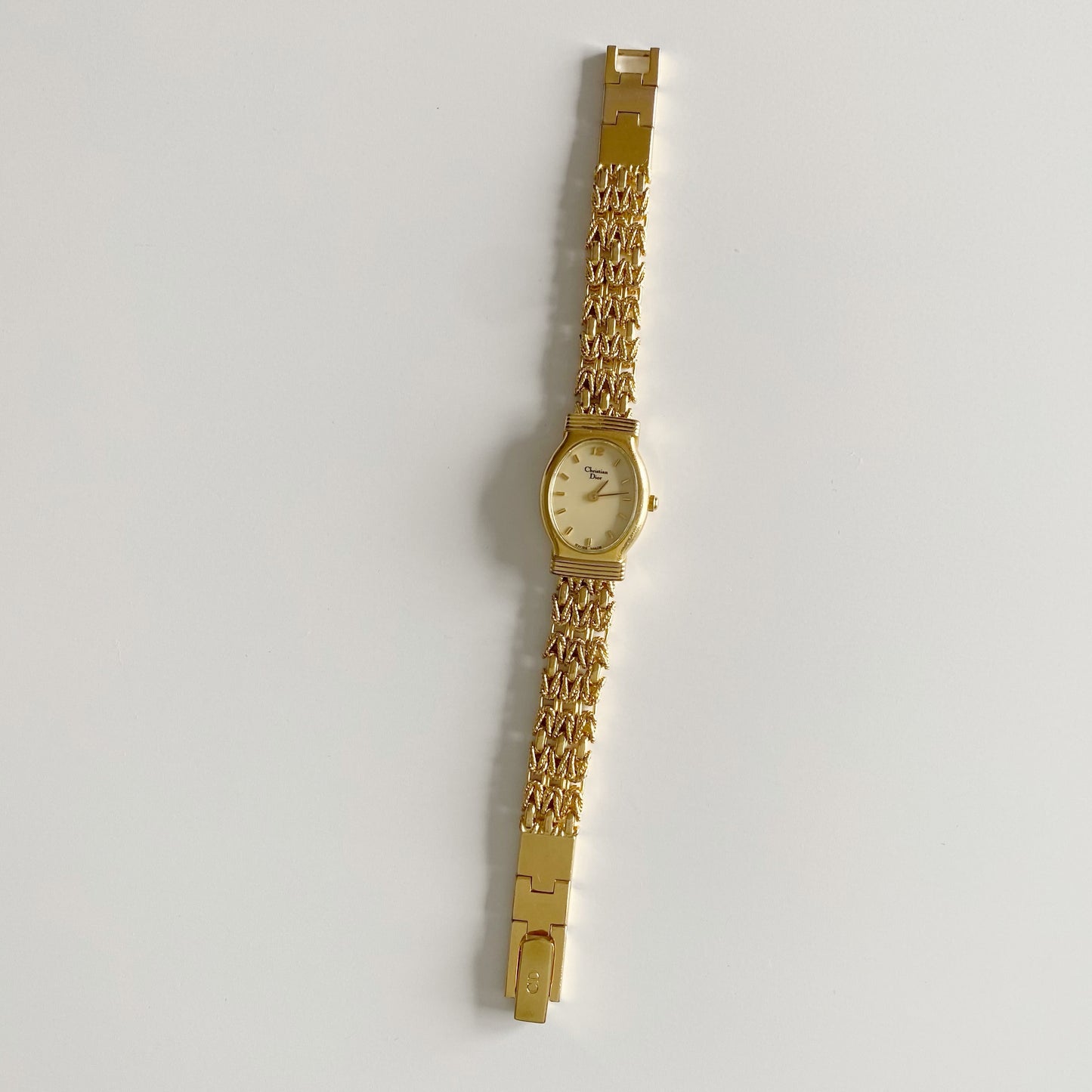 Dior 1990s Gold Plated Watch