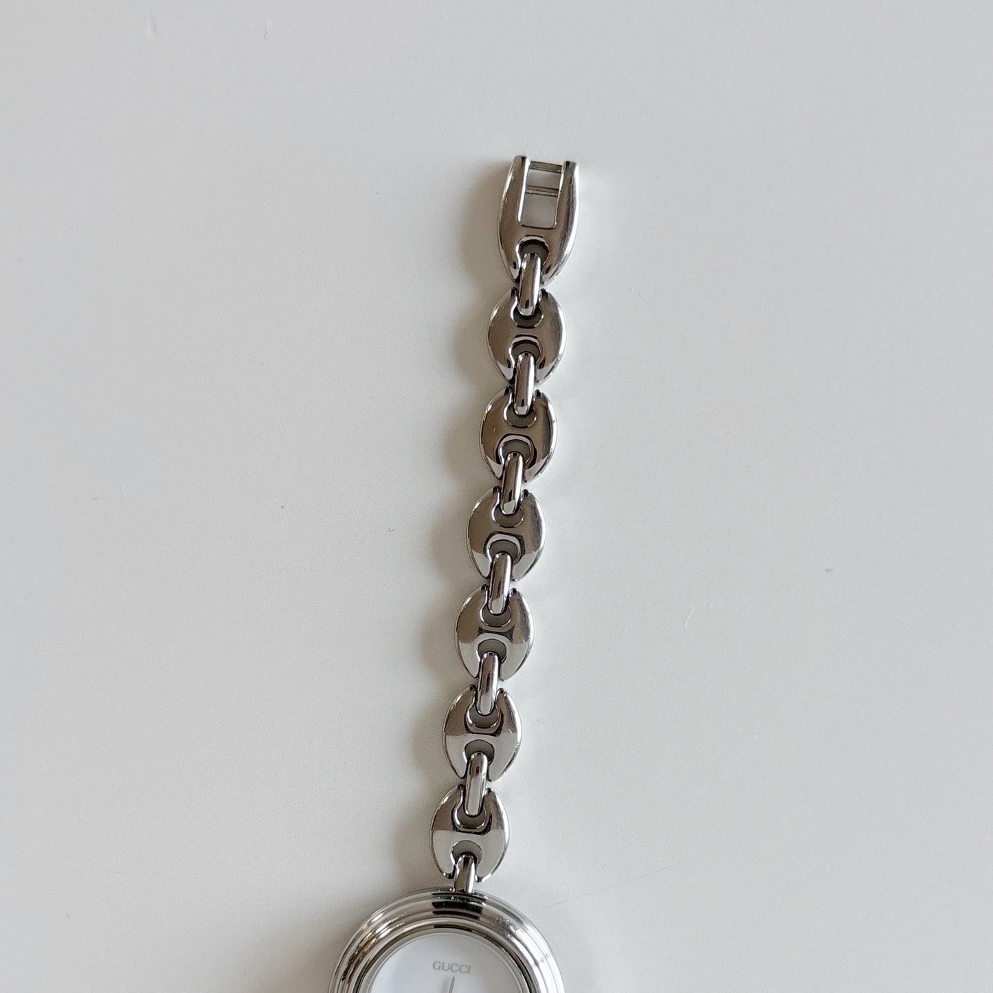 Gucci 1990s Interchangeable Bezel Stainless steel Watch with 6 bezels, case (165mm)