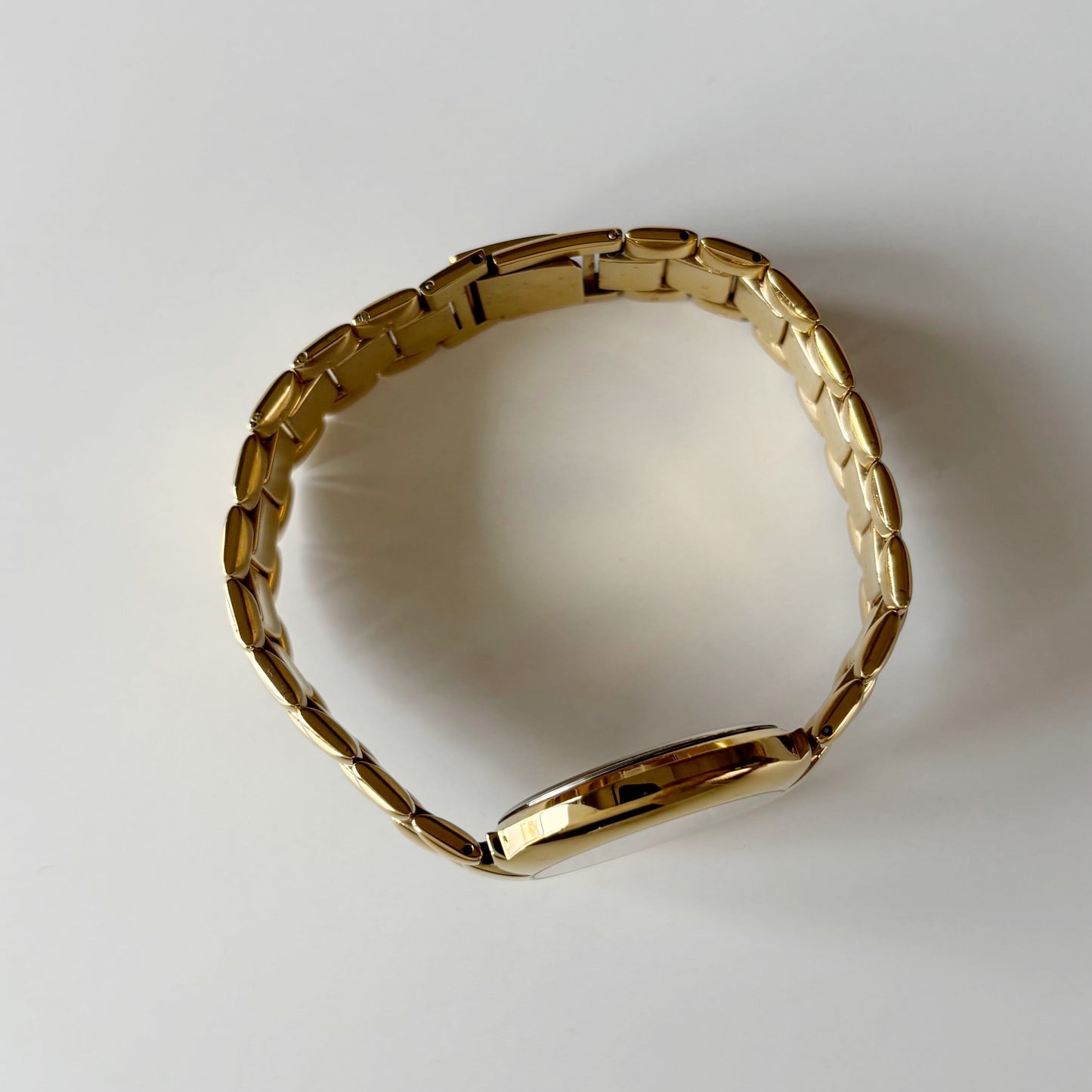 Dior 1990s Date Round Dial Gold Plated Watch (Large)