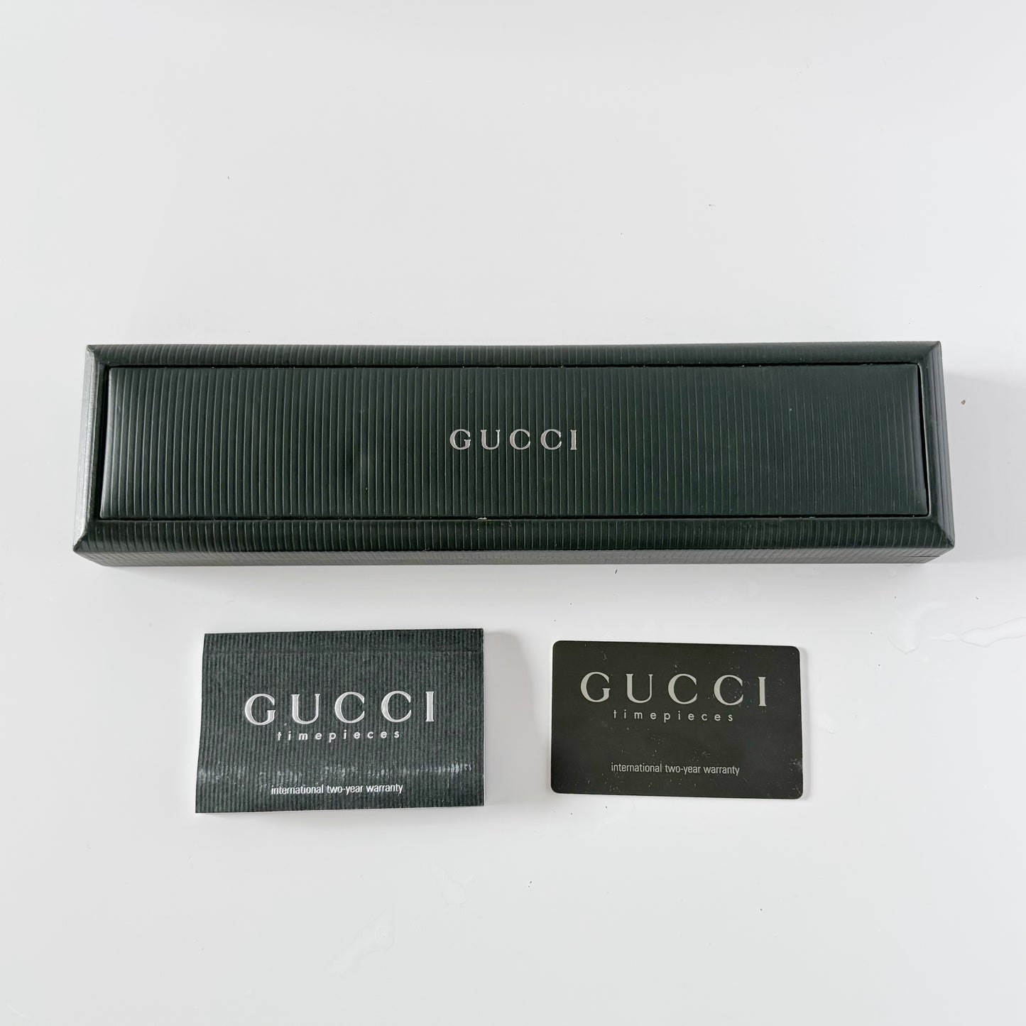 Gucci 1990s Round Dial Gold Plated Watch