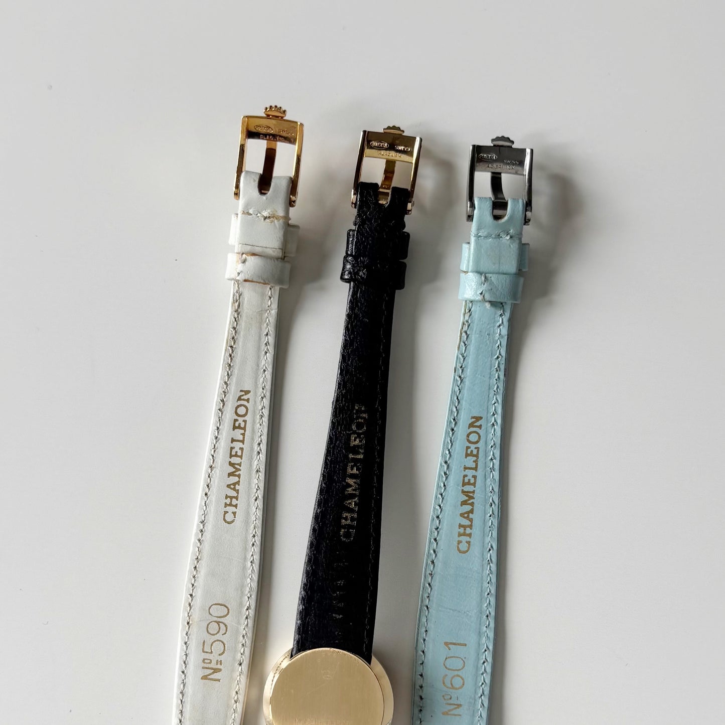 Rolex 1972 Chameleon Precision 18K Gold Case Interchangeable Strap Manual Wind Watch with straps, case