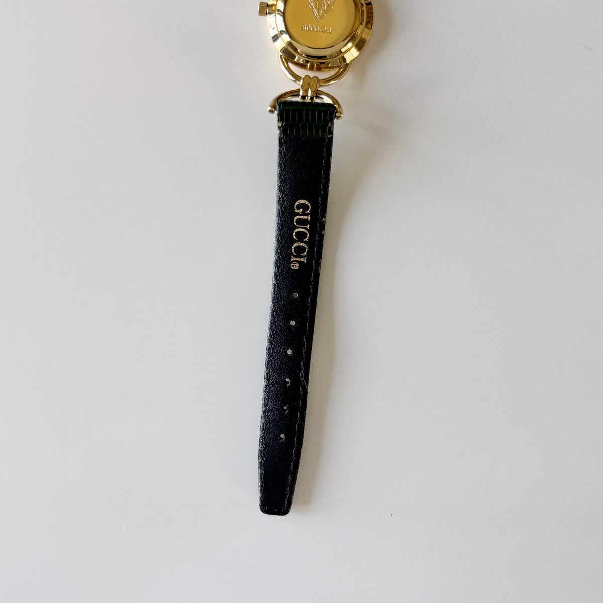 Gucci 1990s Seashell Dial Horsebit Watch