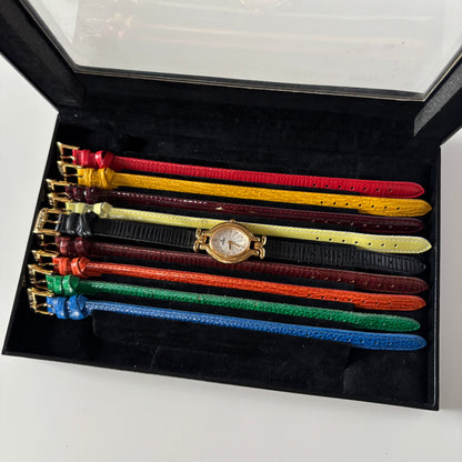 Fendi 1990s Interchangeable Strap Watch full set