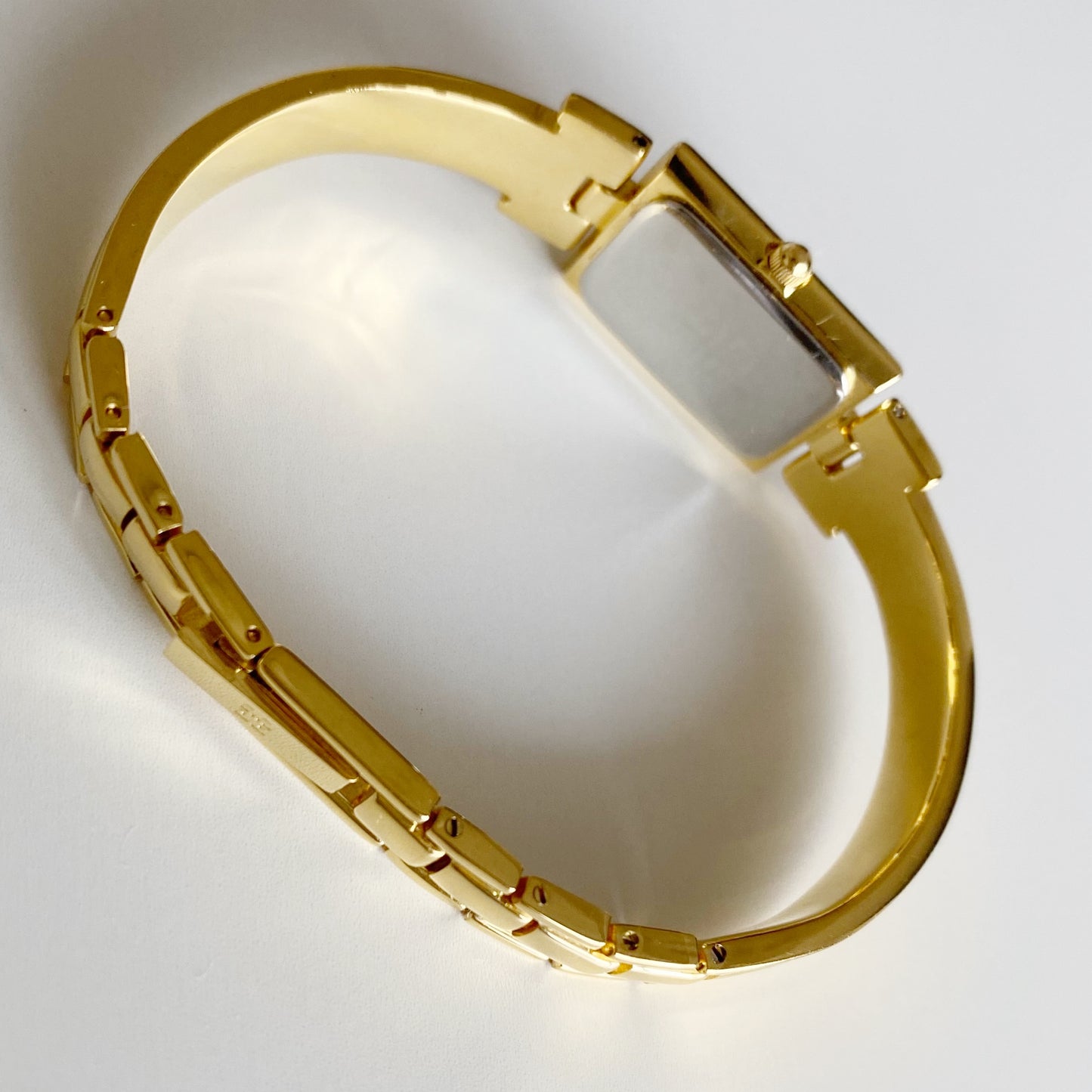 Givenchy 1990s Gold Plated Bangle Watch