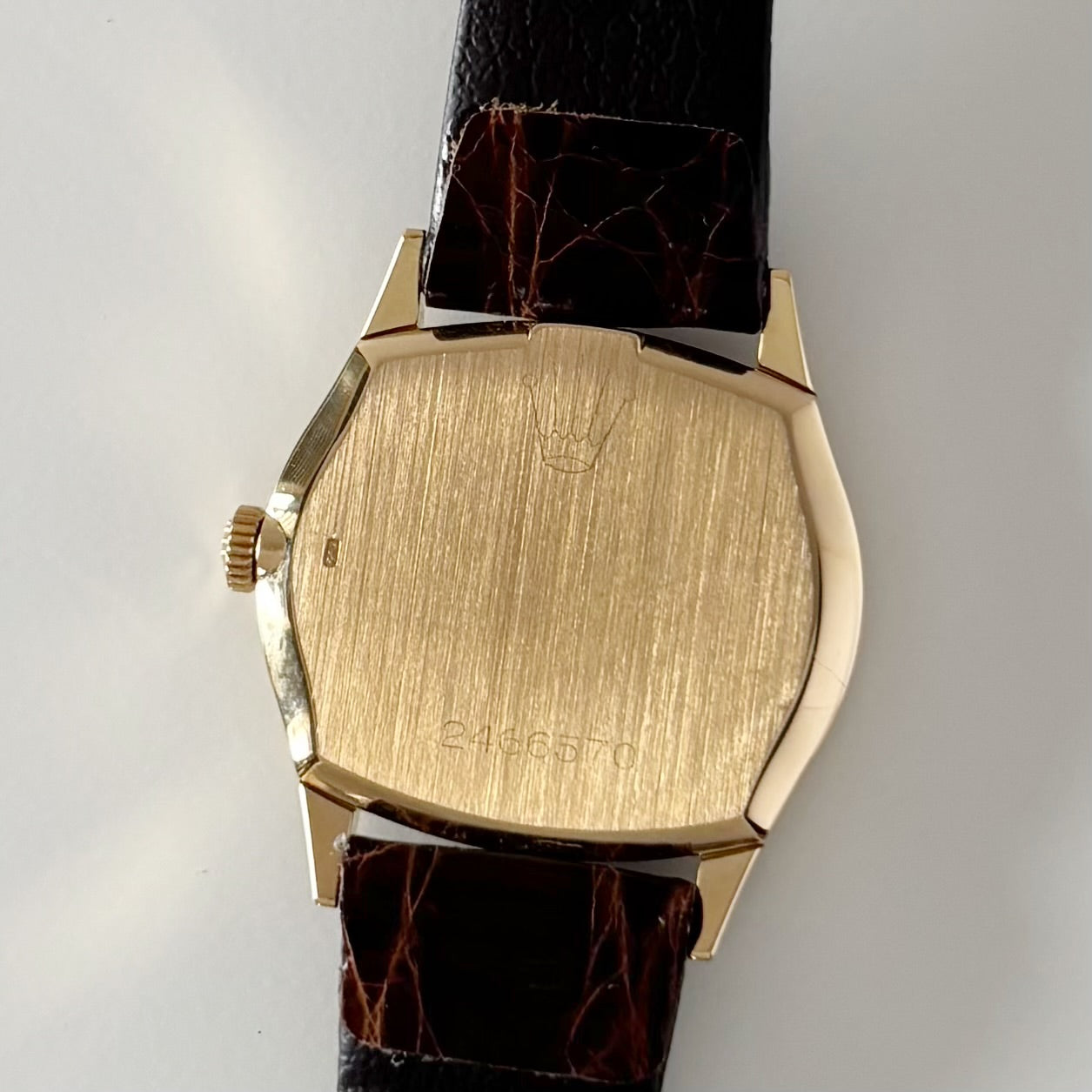Rolex 1969 Cellini 18K Case Manual Wind Watch