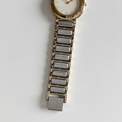 Yves Saint Laurent 1990s Two Tone Watch (Large)