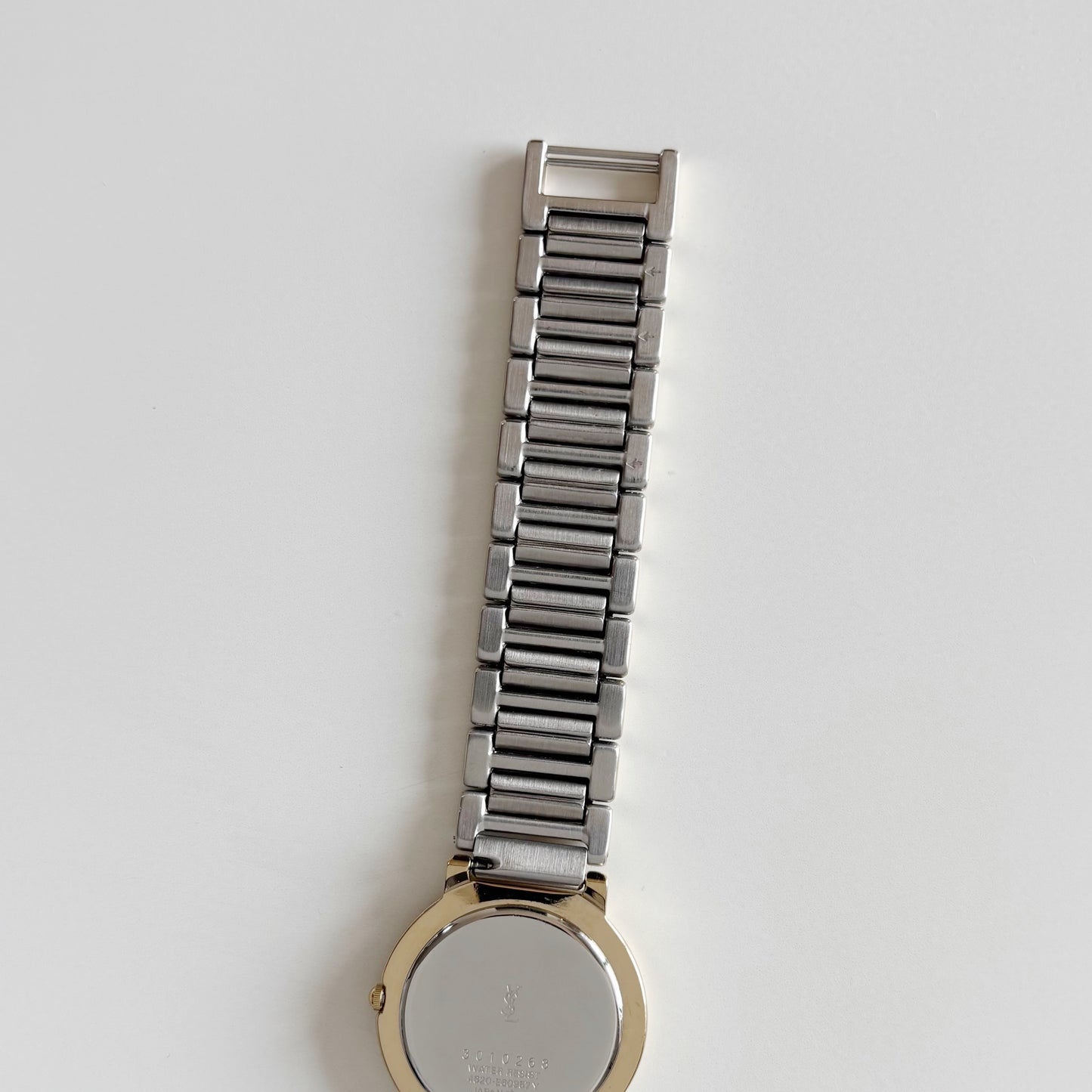 Yves Saint Laurent 1990s Two Tone Watch (Large)