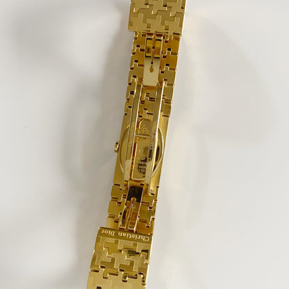 Dior Early 2000s Miss Dior Gold Plated Watch