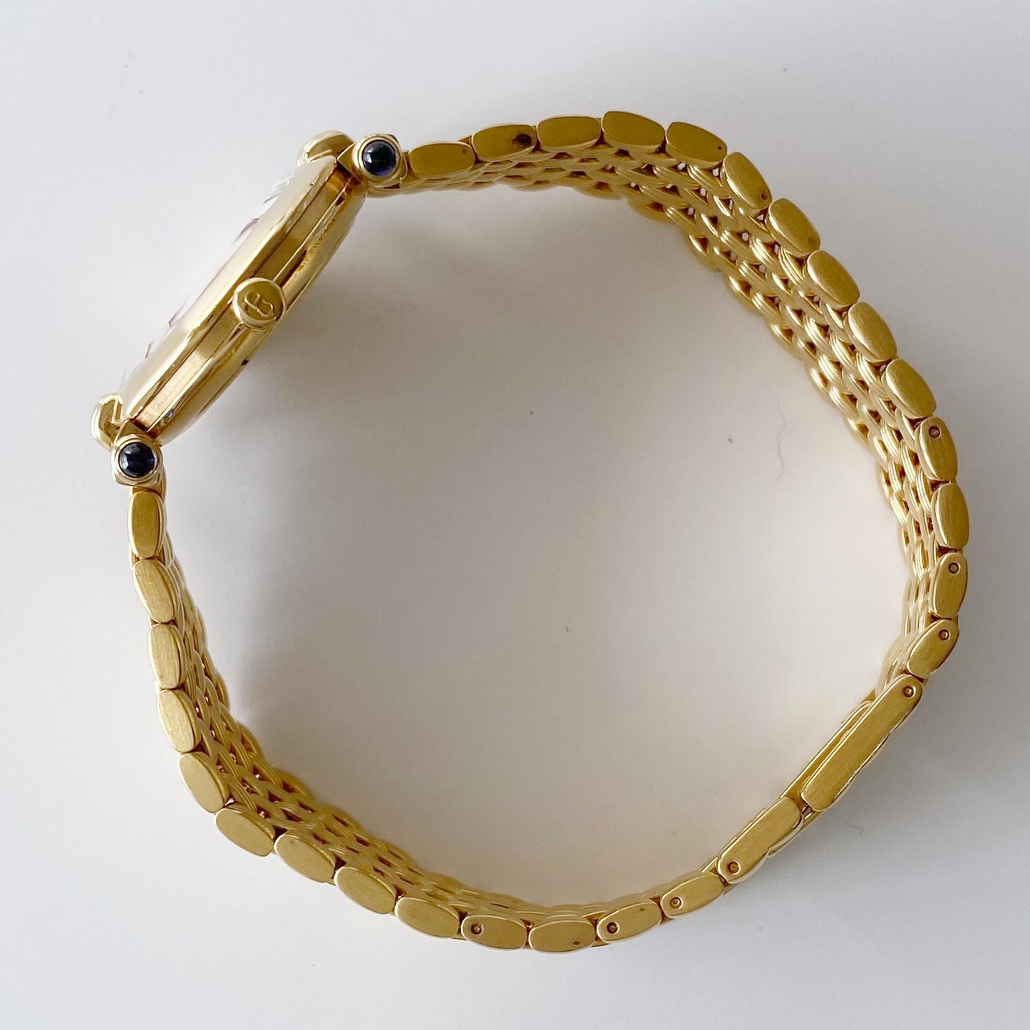Dior 1990s Octagon Dior Logo Gold Plated Watch