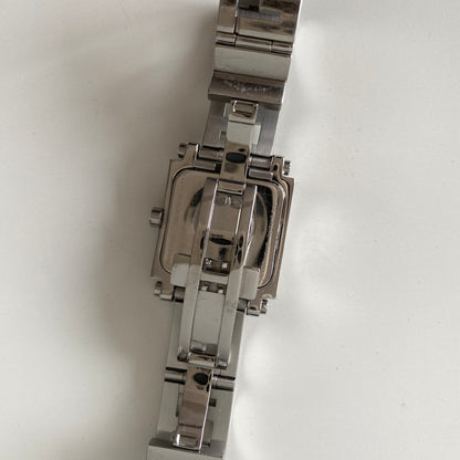Fendi 1990s Square Dial Stainless steel Watch
