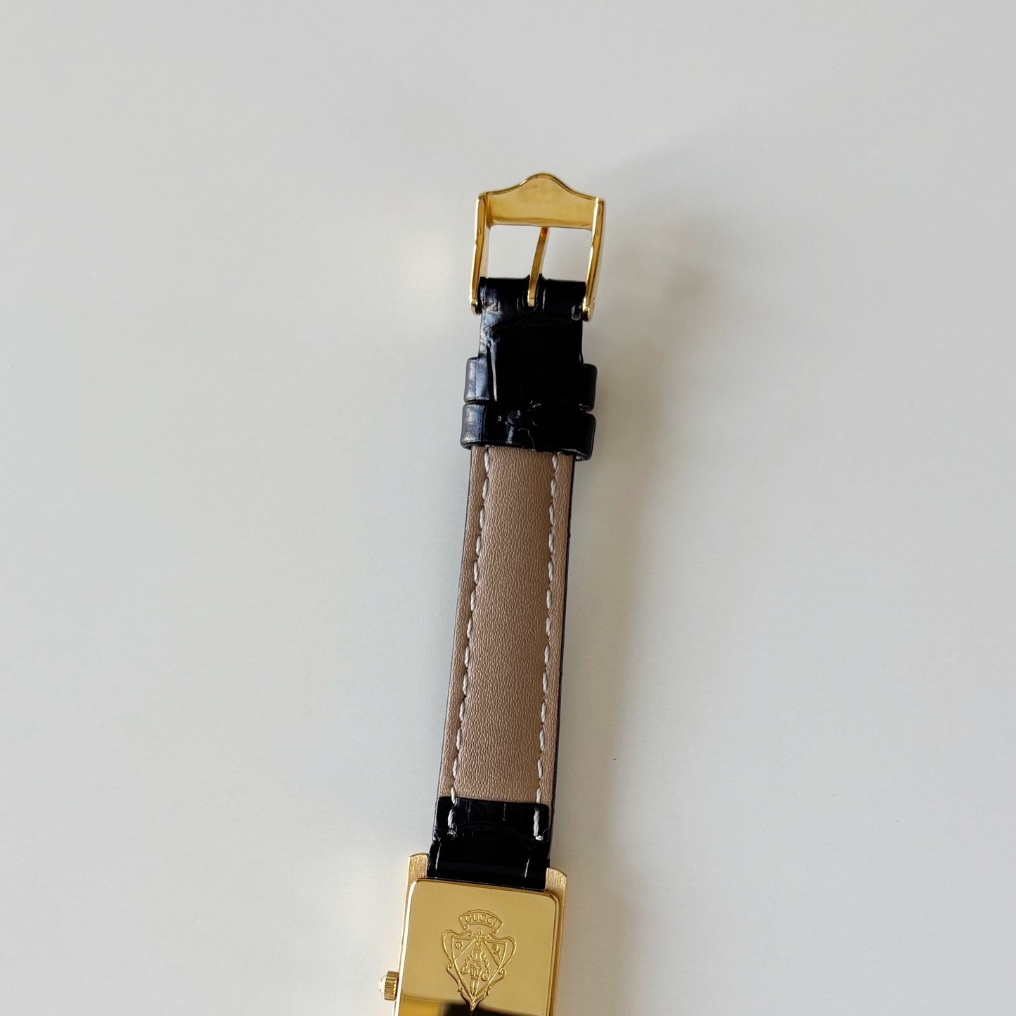 Gucci 1990s Tank Gold Plated Watch