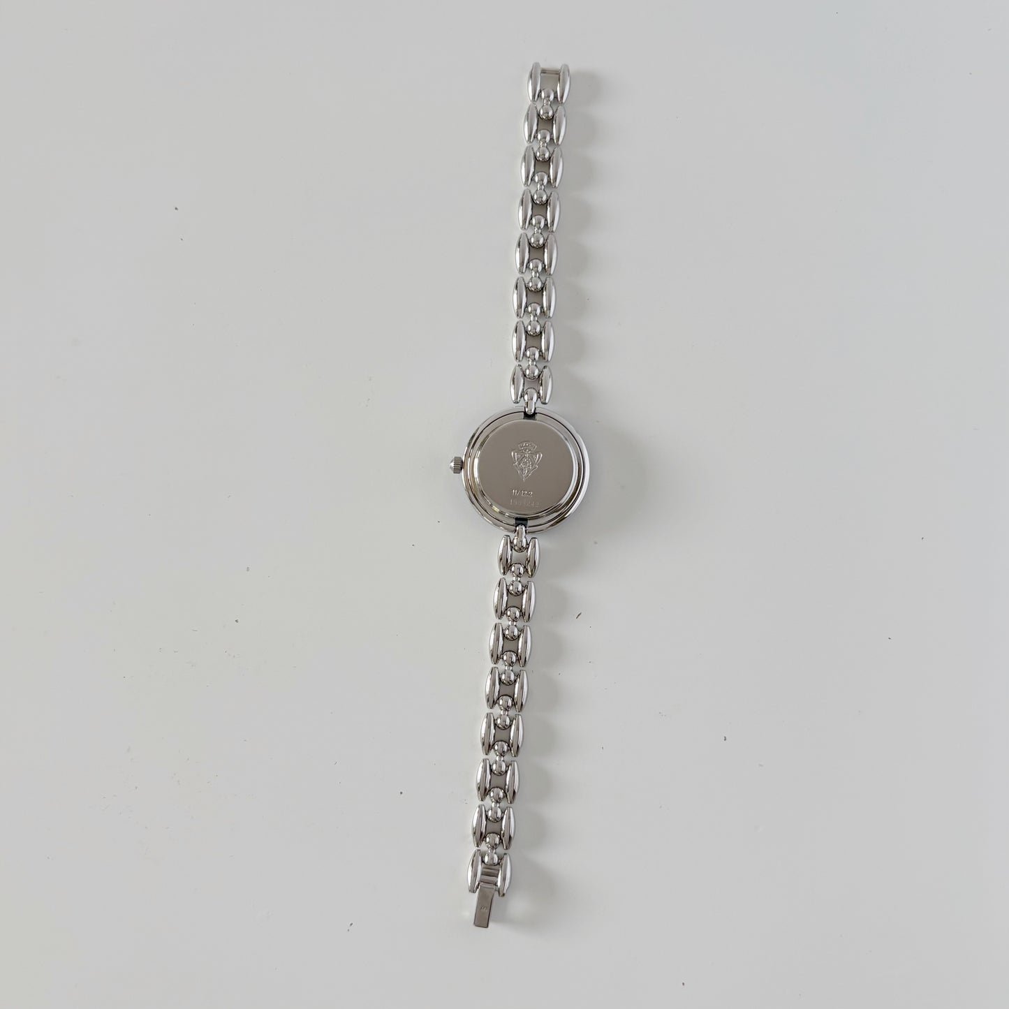 Gucci 1990s Interchangeable Bezel Stainless steel Watch with 6 bezels, case (160mm)